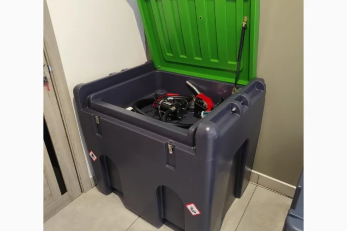 Мобільний бак Metcor 430л з насосом DT-430 для дизельного пального- фото № 1