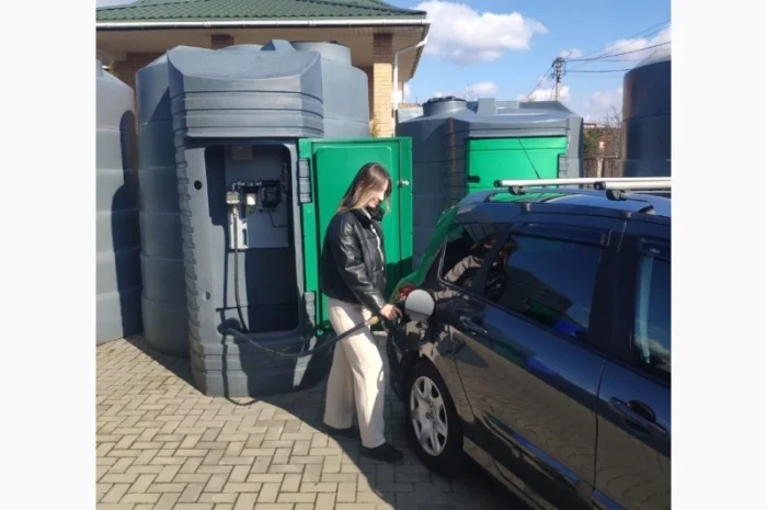 Резервуар 9000л двостінний METRIA для дизельного пального- фото № 2