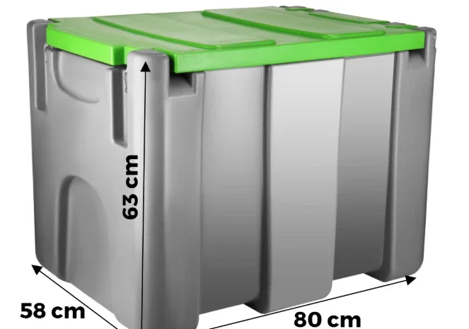 Мобільний бак Metcor 200л з насосом DT-200 для дизельного пального- фото № 4