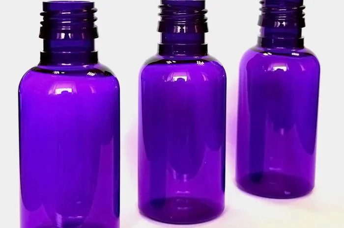 Цветные пластиковые флаконы 50 мл- фото № 3