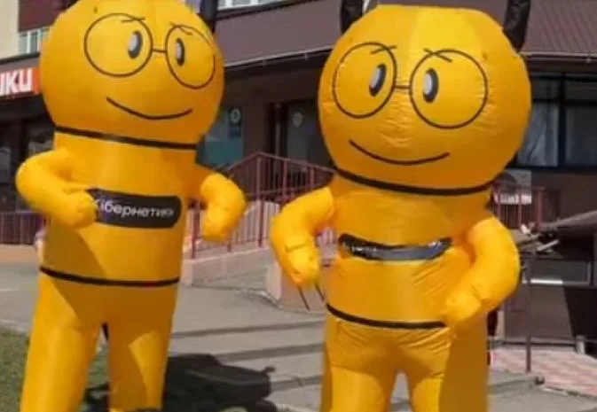 Наружная реклама надувная мобильная Привлечение покупателей 3.4 м- фото № 3