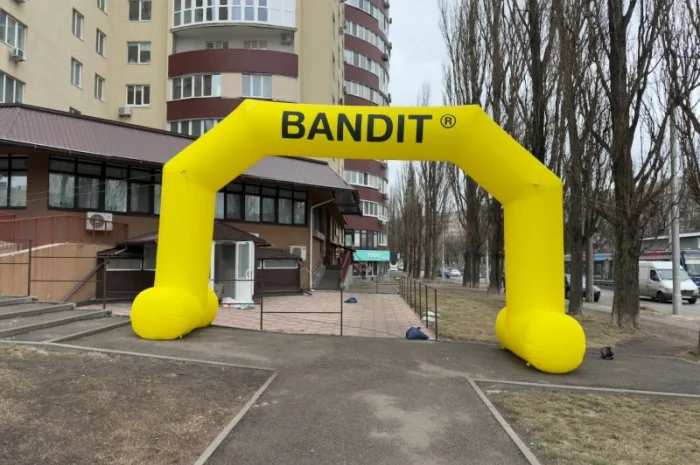 Надувная арка уличная реклама Надувной старт финиш Акции презентации- фото № 8