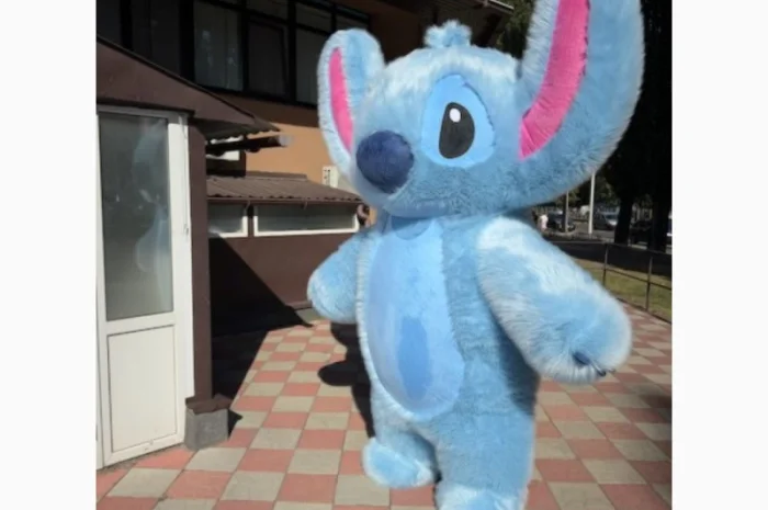 Костюм Стич надувной аниматору 250 см детские праздники- фото № 2