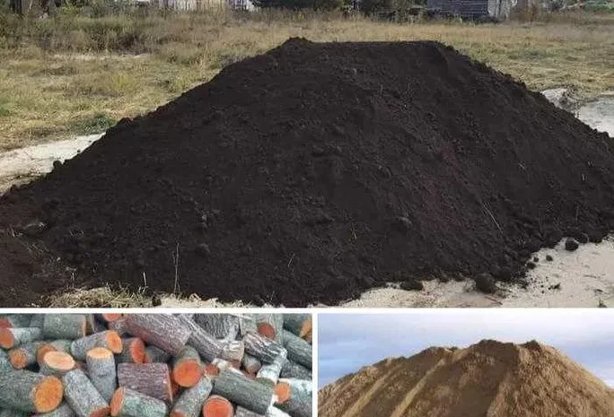 Продается чернозем, песок, торфобрикет, дрова и щебень в Рованцах- фото № 1