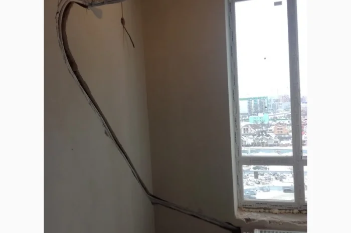 Монтаж магистрали для кондиционера в Крюковщине- фото № 1