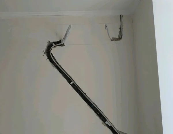 Монтаж магистрали для кондиционера в Крюковщине- фото № 4