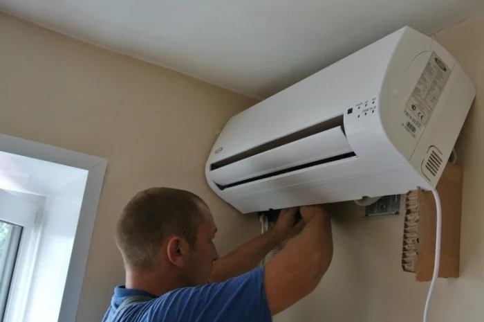 Установка кондиционера: закладка магистрали во время ремонта- фото № 6