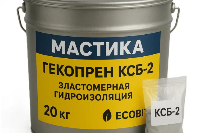 Гекопрен КСБ-4 Ecobit еластомерна гідроізоляція ТУ 6-15-1961-97 рідка гума- фото № 4
