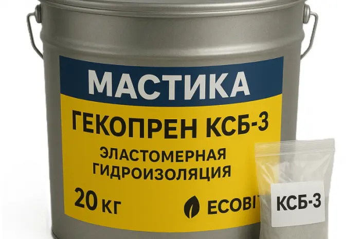 Гекопрен КСБ-4 Ecobit еластомерна гідроізоляція ТУ 6-15-1961-97 рідка гума- фото № 5