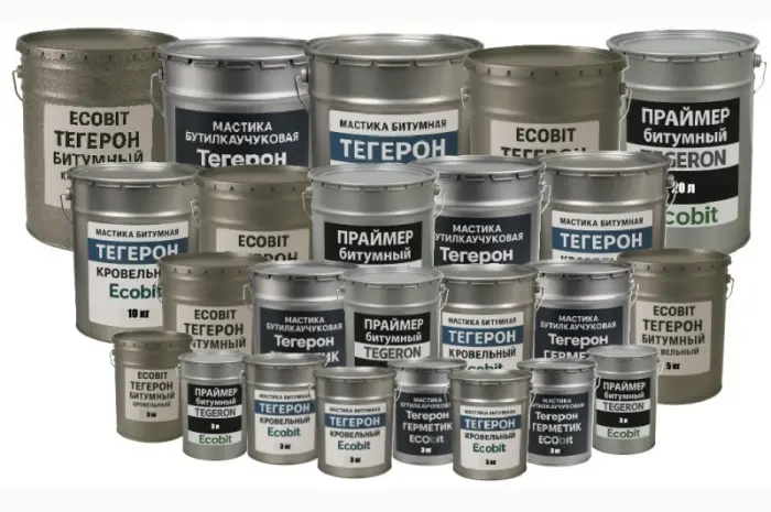 Мастика ТЕГЕРОН Ecobit ДСТУ Б В.2.7-106-2001 ( ГОСТ 30693-2000 )- фото № 2