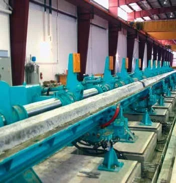 Оборудование для производства длинных столбов и свай- фото № 2