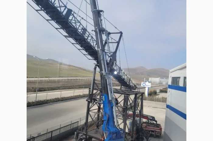 Автоматический телескопический радиальный конвейер 500 т/ч- фото № 11