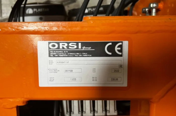 Косарка для узбіч Orsi ACROBAT 7.6T (2022 р.в.) нова- фото № 5