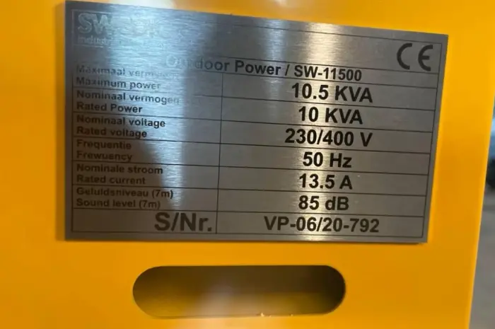 Дизельний генератор Outdoor Power SW-11500- фото № 4