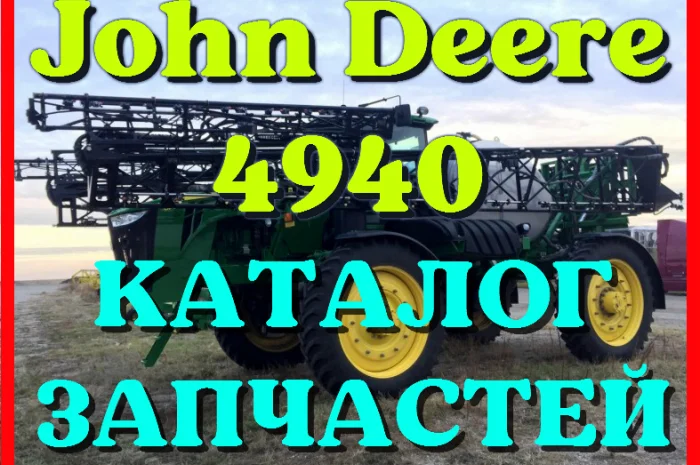 Каталог запчастей Джон Дир 4940 - John Deere 4940 на русском языке в печатном виде- фото № 1