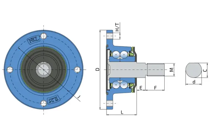 Ступиця ріжучого вузла Agro Point IL25-85/4T-М16-T FKL- фото № 2