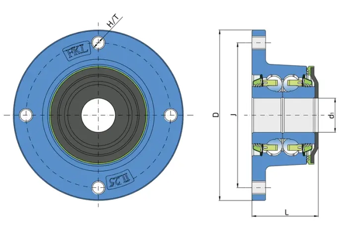 Ступиця ріжучого вузла Agro Point IL25-85/4T-B20-T FKL- фото № 2